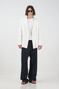 CLASSIC REGULAR FIT WHITE JACKET