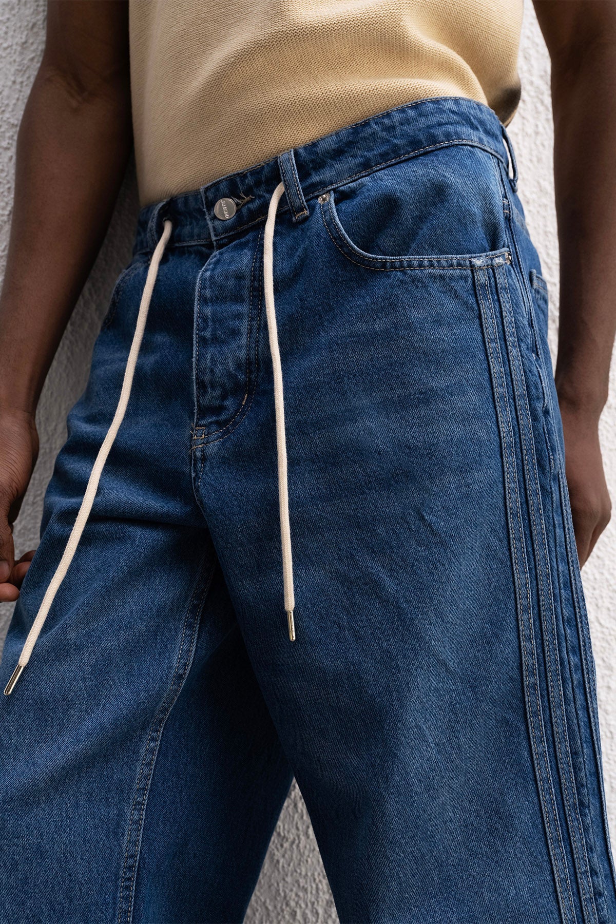 BAĞCIKLI BAGGY MAVİ JEAN GIESTO