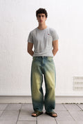 BAGGY FIT YEŞİL JEAN GIESTO