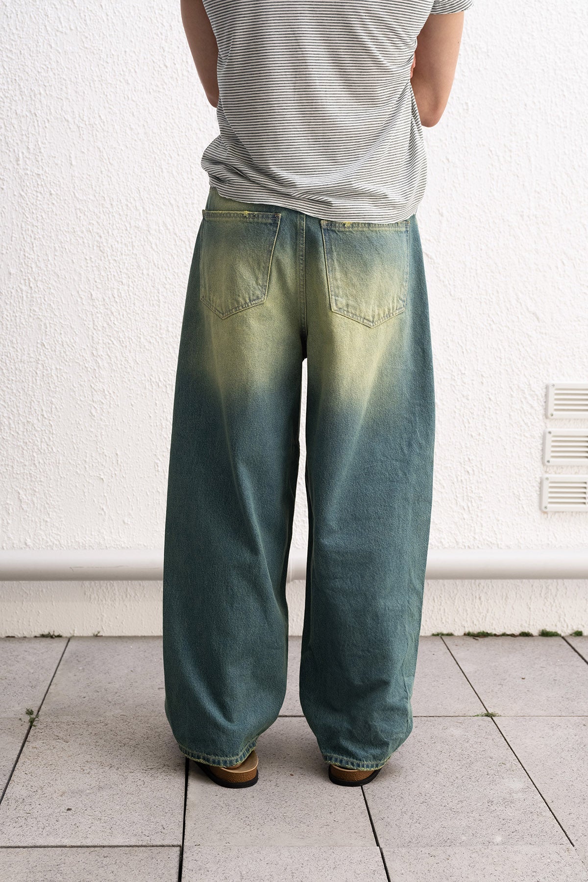 BAGGY FIT YEŞİL JEAN GIESTO