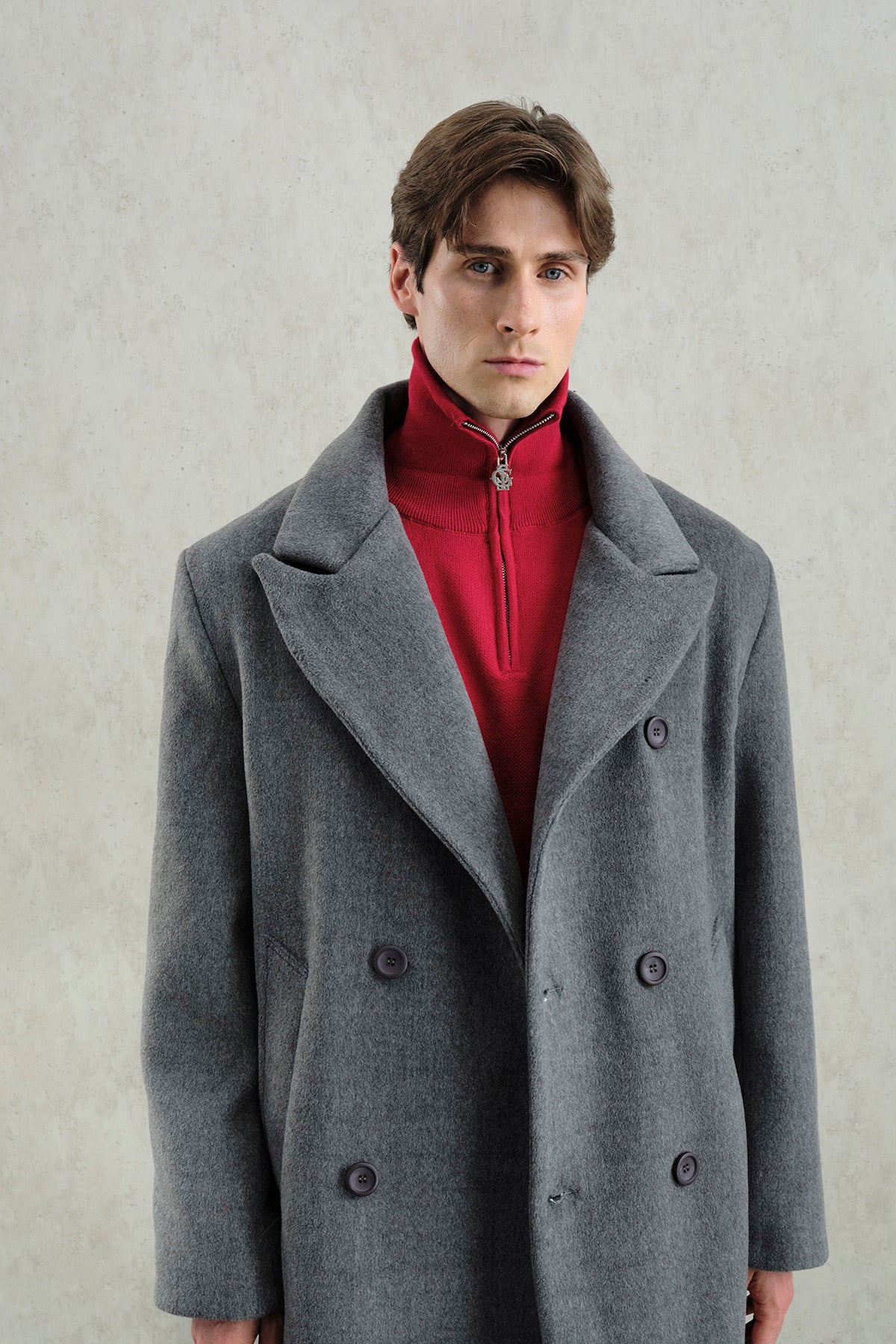 BASIC KAŞE ANTRASİT KABAN