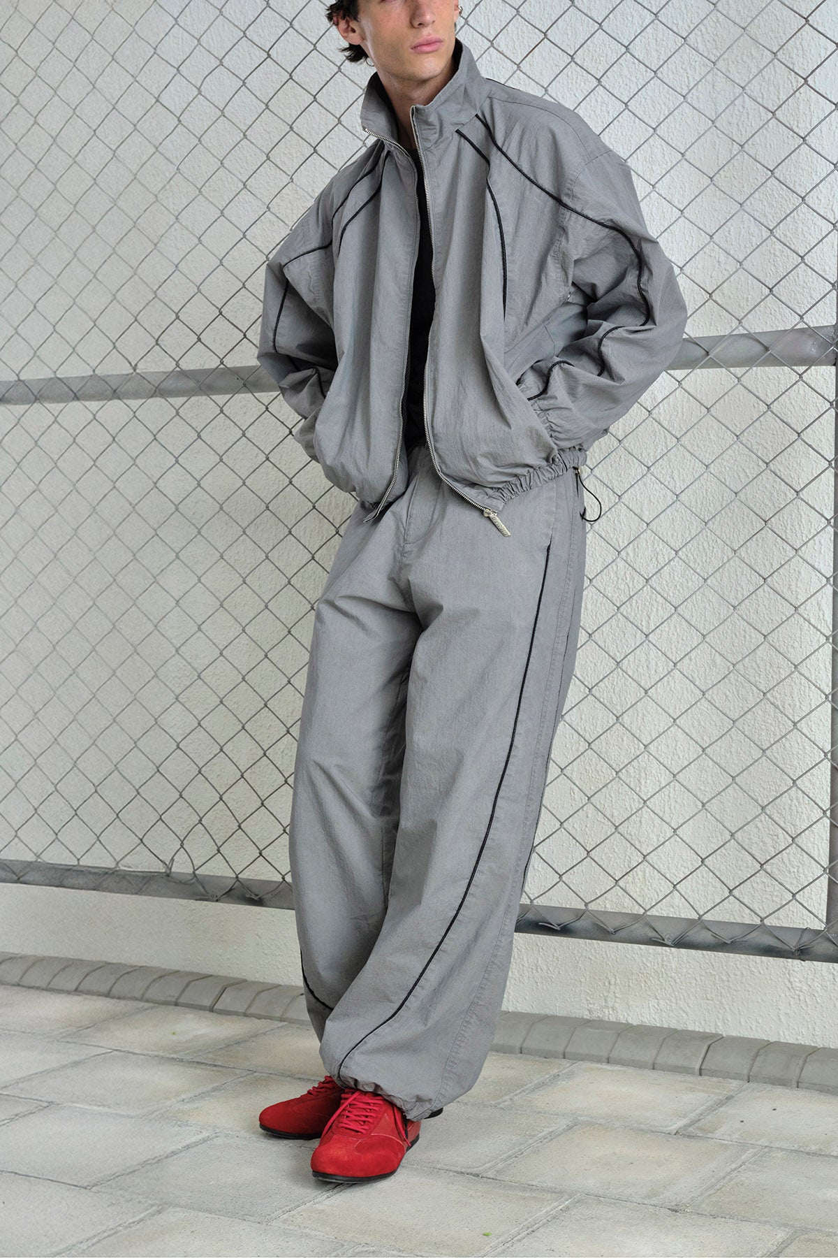 CRANKED WASHED TECHNICAL JACKET