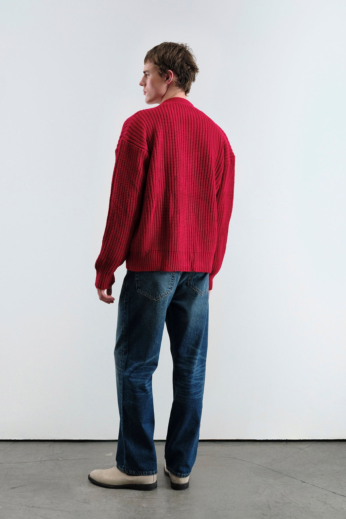 BASIC DOKULU KIRMIZI HIRKA