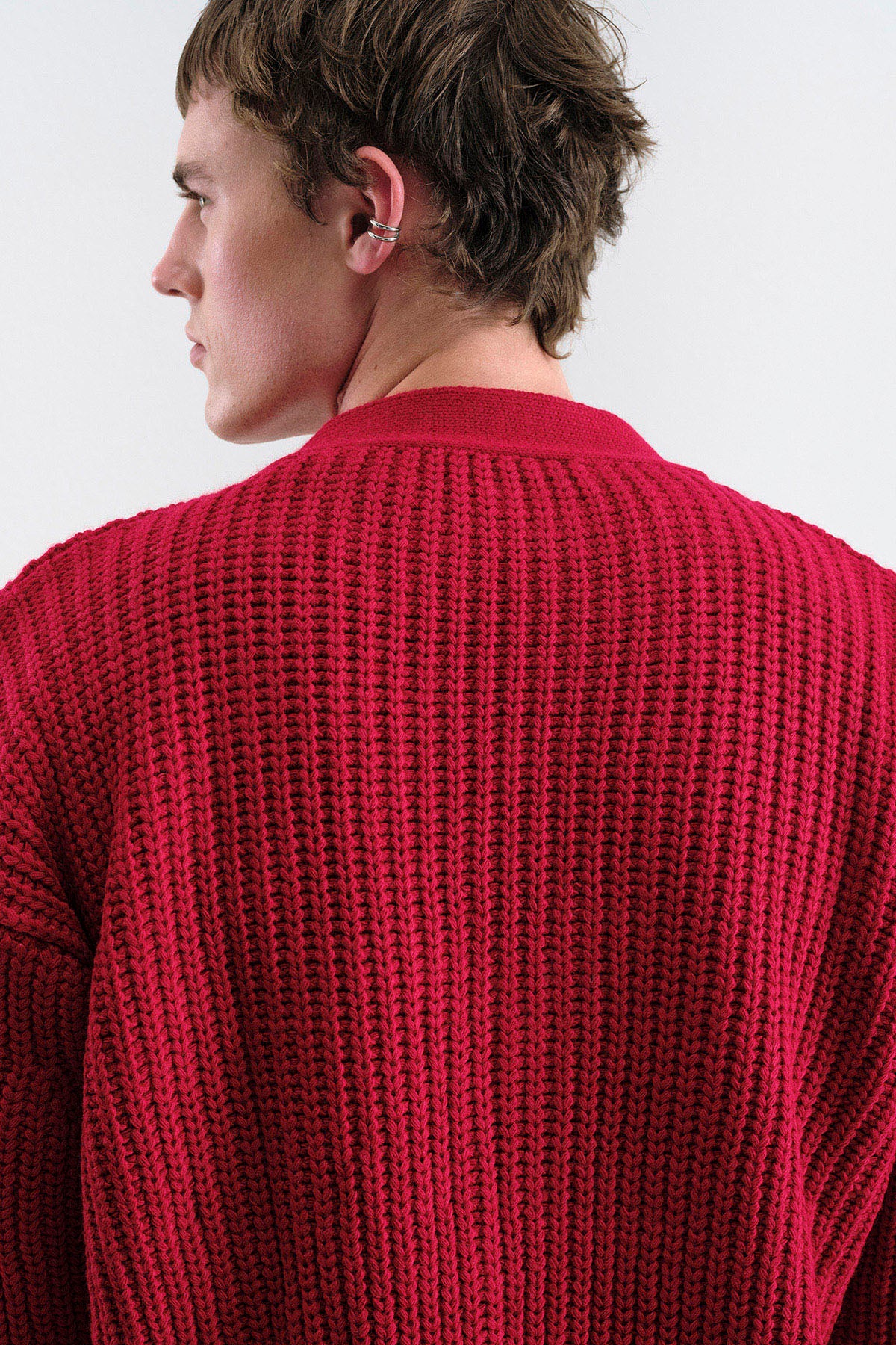 BASIC DOKULU KIRMIZI HIRKA