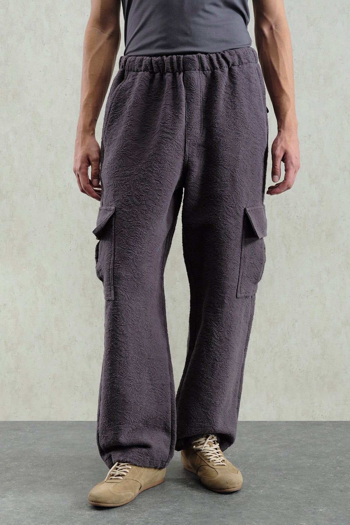 JAKAR DESENLİ KARGO ANTRASİT PANTOLON