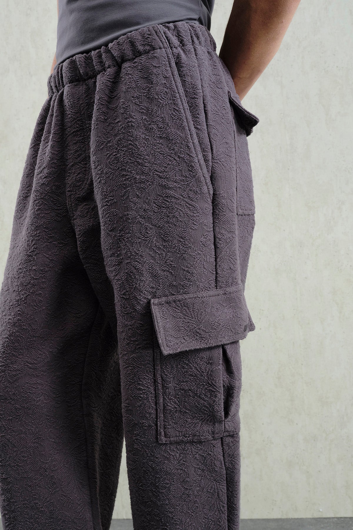 JAKAR DESENLİ KARGO ANTRASİT PANTOLON