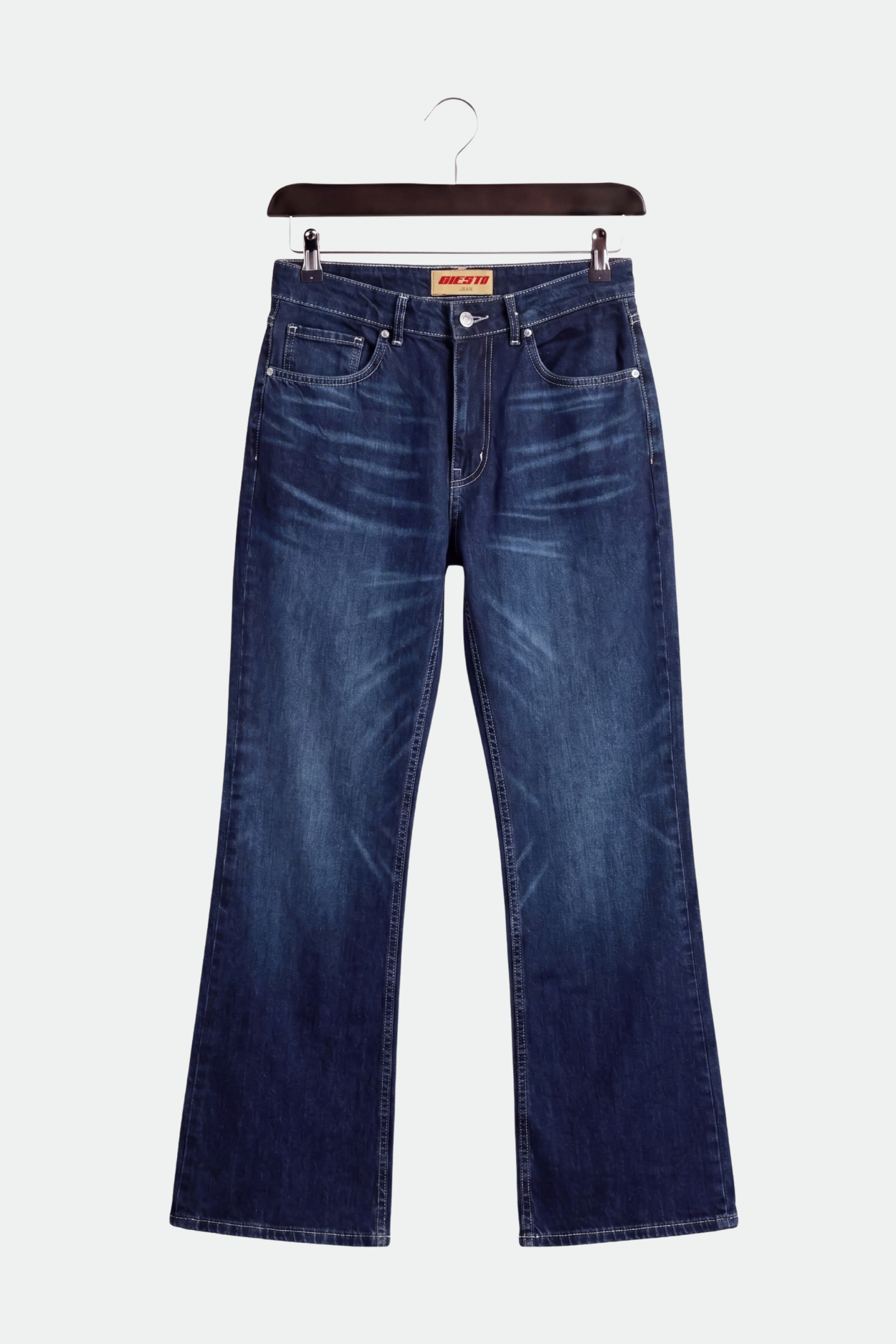 FLARE PAÇA MAVİ JEAN