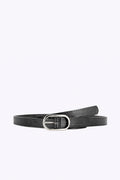 BLACK BELT WITH ROUND BUCKLE