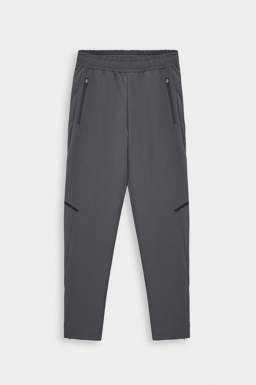 Active Wear Slim Fit Dar Paça Teknik Antrenman Pantolon Antrasit - 1