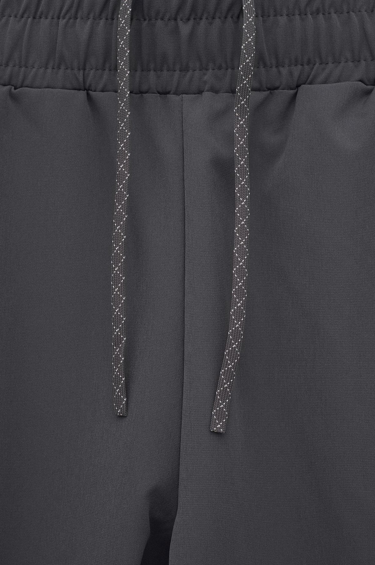 Active Wear Slim Fit Dar Paça Teknik Antrenman Pantolon Antrasit - 5