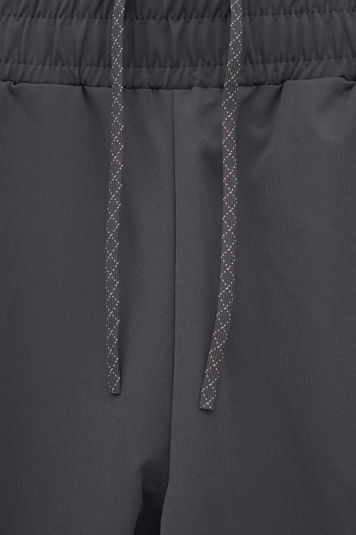 Active Wear Slim Fit Dar Paça Teknik Antrenman Pantolon Antrasit - 5