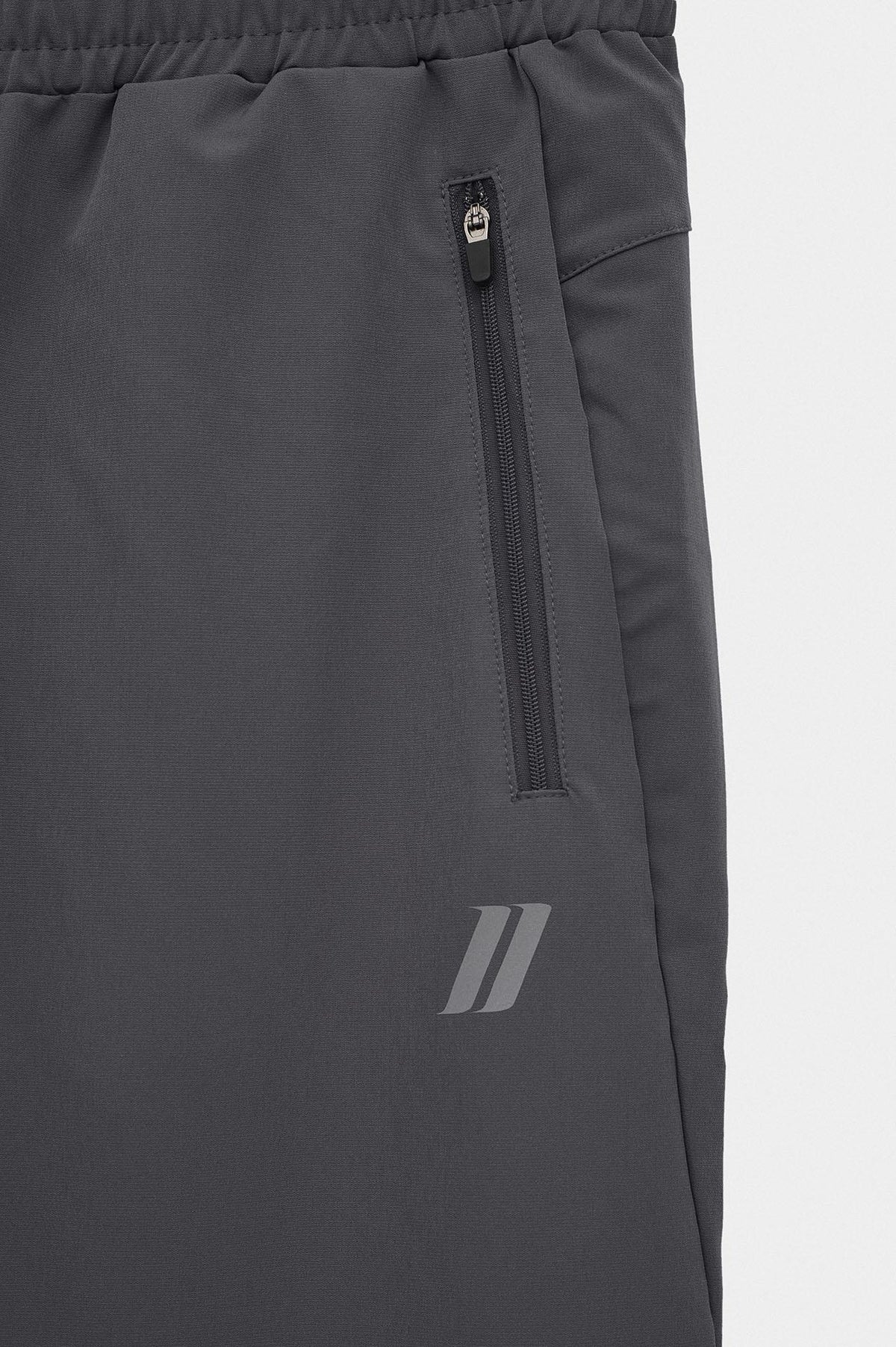 Active Wear Slim Fit Dar Paça Teknik Antrenman Pantolon Antrasit - 3