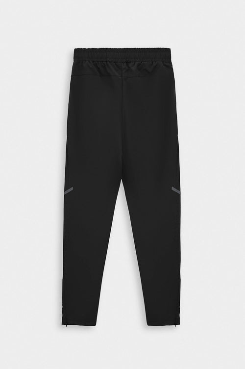 Active Wear Slim Fit Dar Paça Teknik Antrenman Pantolon Siyah - 3