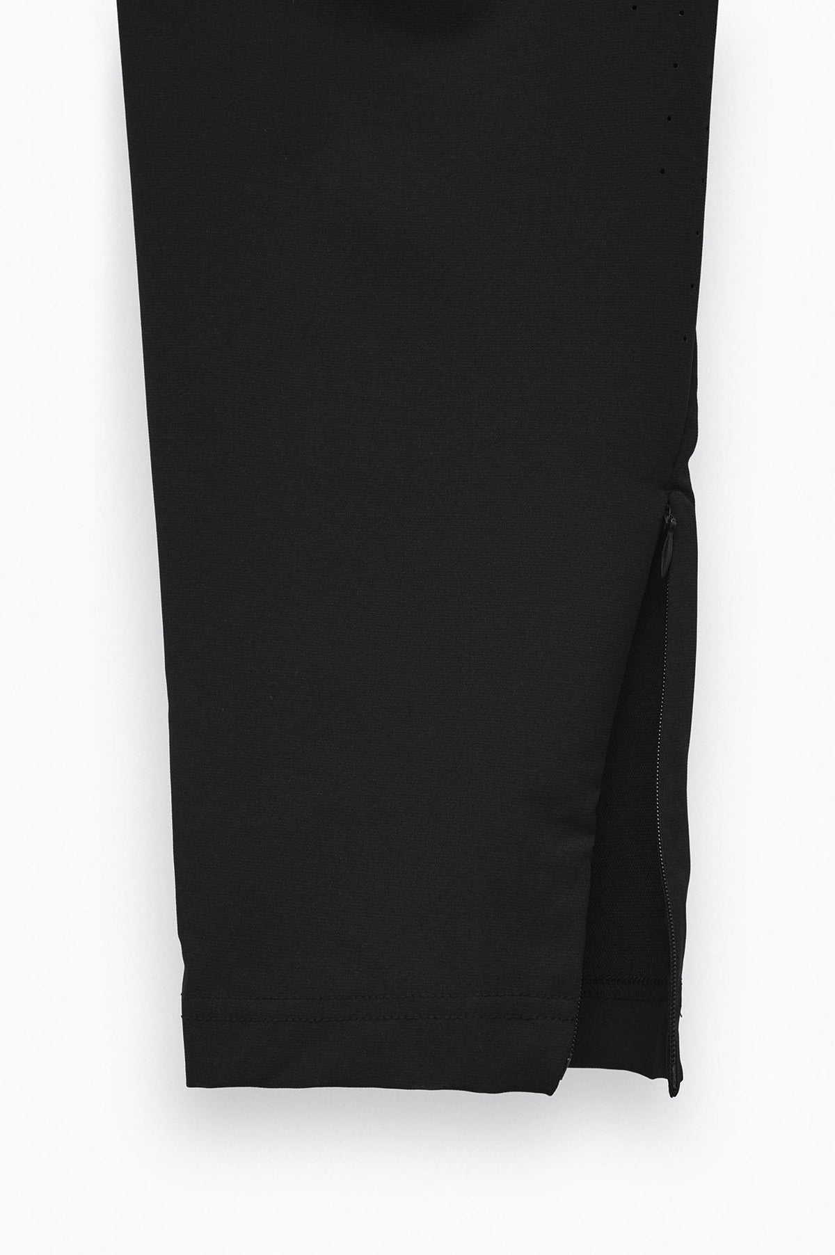 Active Wear Slim Fit Dar Paça Teknik Antrenman Pantolon Siyah - 4