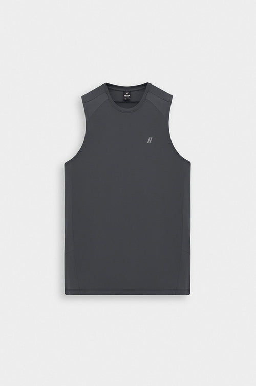 Active Wear Slim Fit Teknik Antrenman Atleti Antrasit - 1