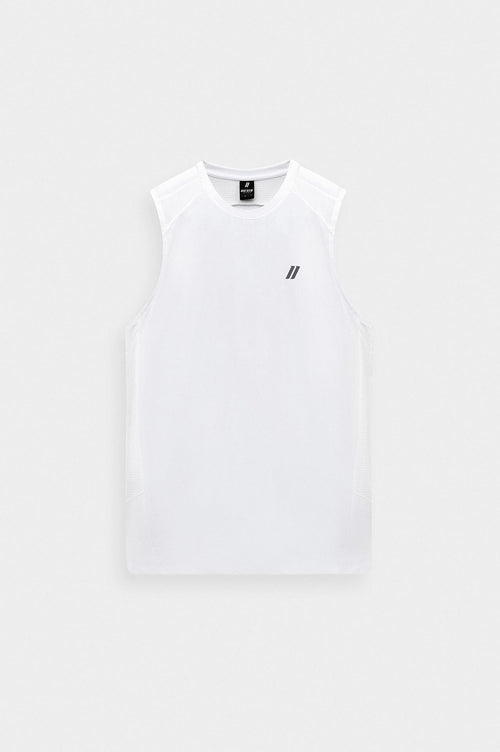 Active Wear Slim Fit Teknik Antrenman Atleti Beyaz - 1