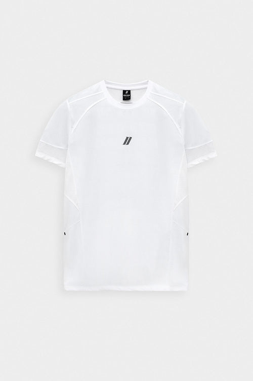 ACTIVE WEAR SLIM FIT TECHNICAL ANTRENMAN T-SHIRT WHITE - 1