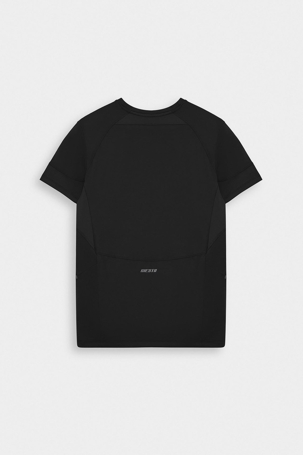 Active Wear Slim Fit Teknik Antrenman T-Shirt Siyah - 3