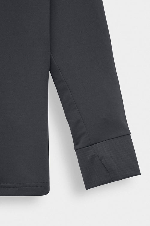 ACTIVE WEAR SLIM FIT HALF-ZIP TECHNICAL ANTRENMAN ÜSTÜ ANTHRACITE - 3