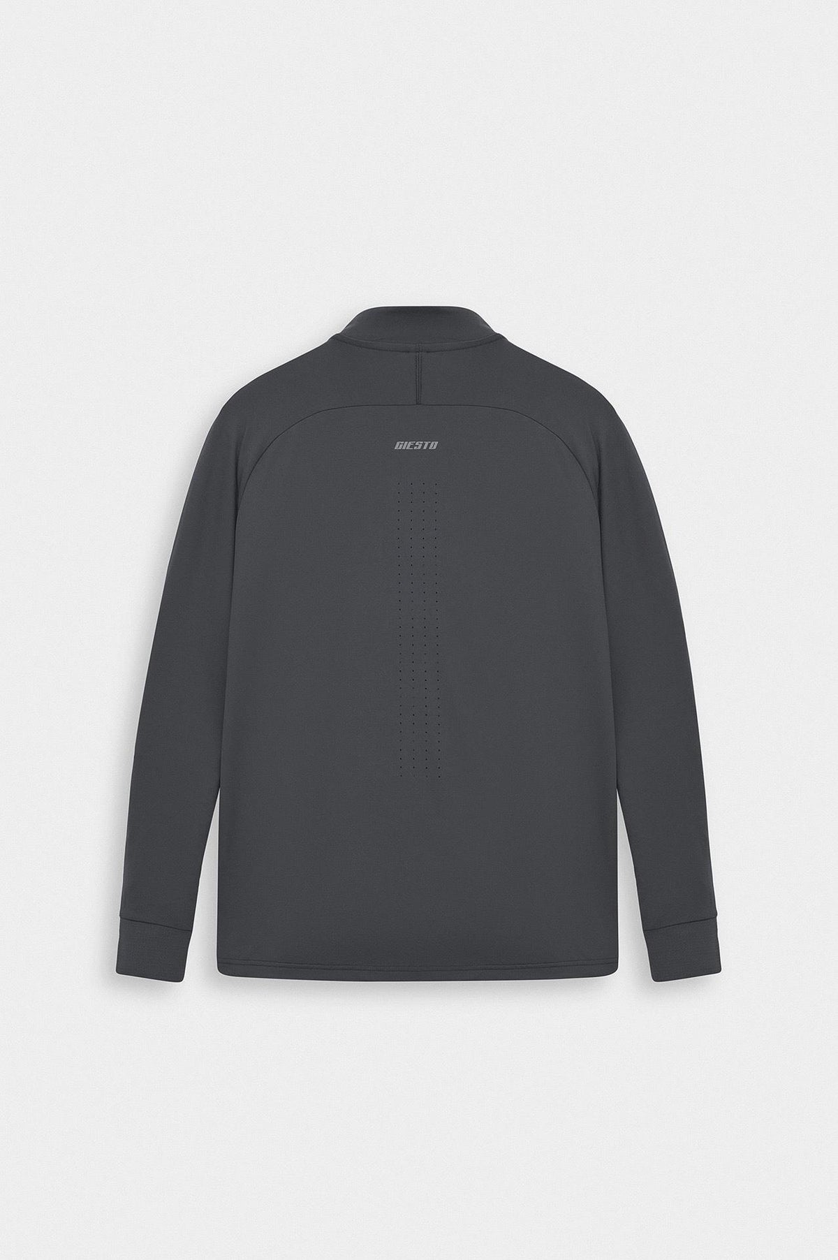ACTIVE WEAR SLIM FIT HALF-ZIP TECHNICAL ANTRENMAN ÜSTÜ ANTHRACITE - 2