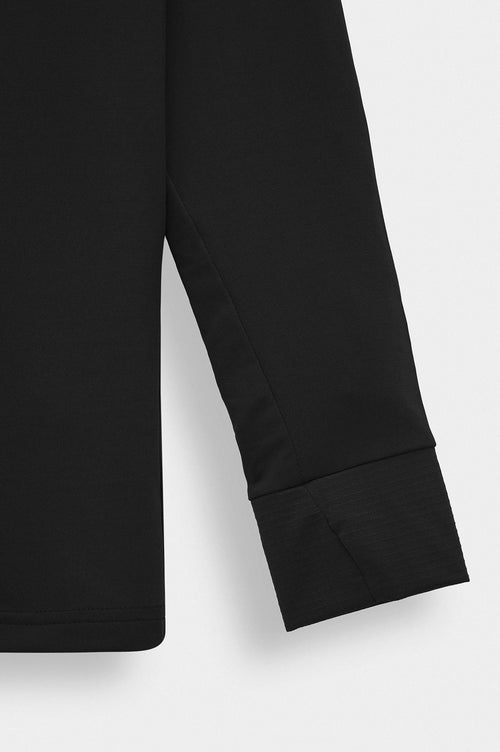 Active Wear Slim Fit Yarım Fermuarlı Teknik Antrenman Üstü Siyah - 3