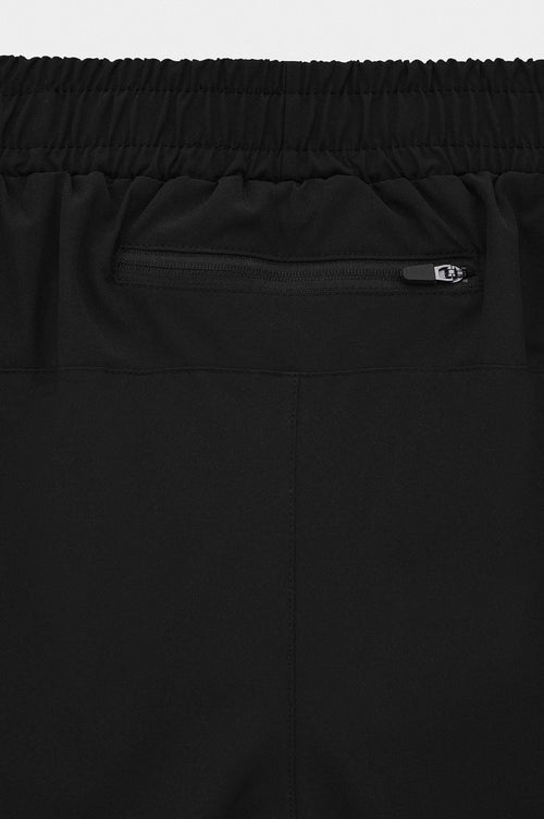 ACTIVE WEAR TAYTLI TEKNİK ANTRENMAN ŞORTU SİYAH - 6