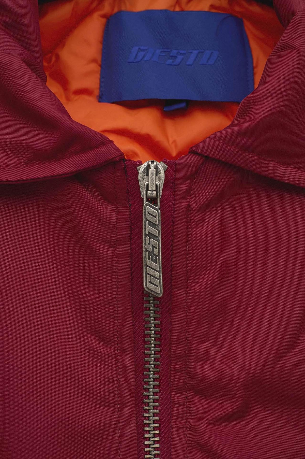CROP BOMBER BORDO CEKET - 3