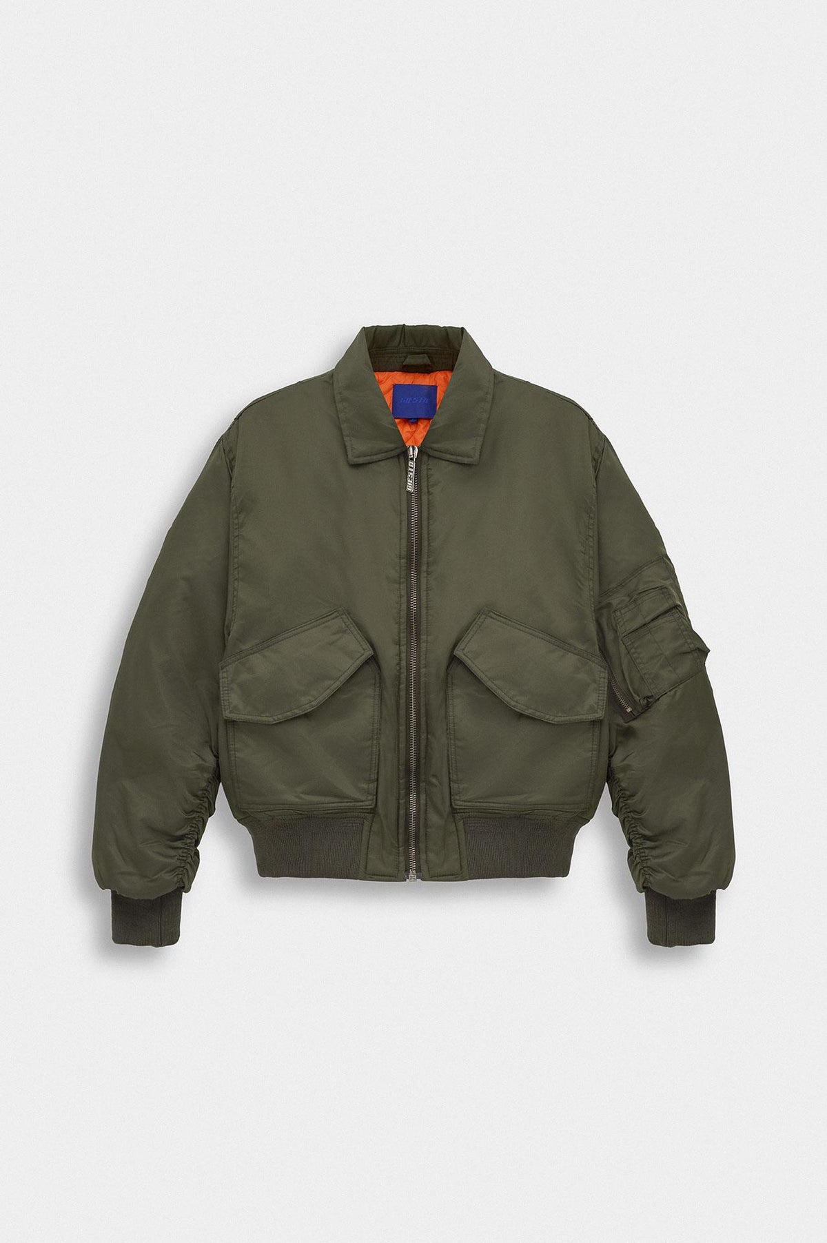 CROP BOMBER HAKİ CEKET - 1