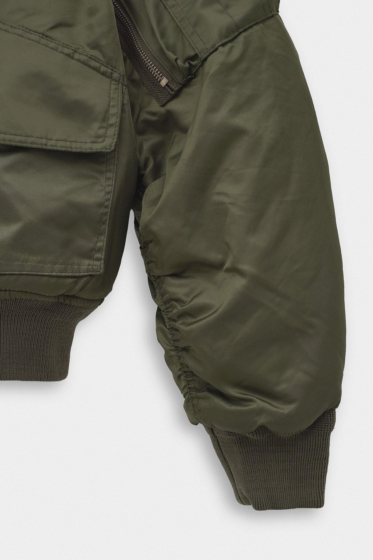 CROP BOMBER HAKİ CEKET - 2