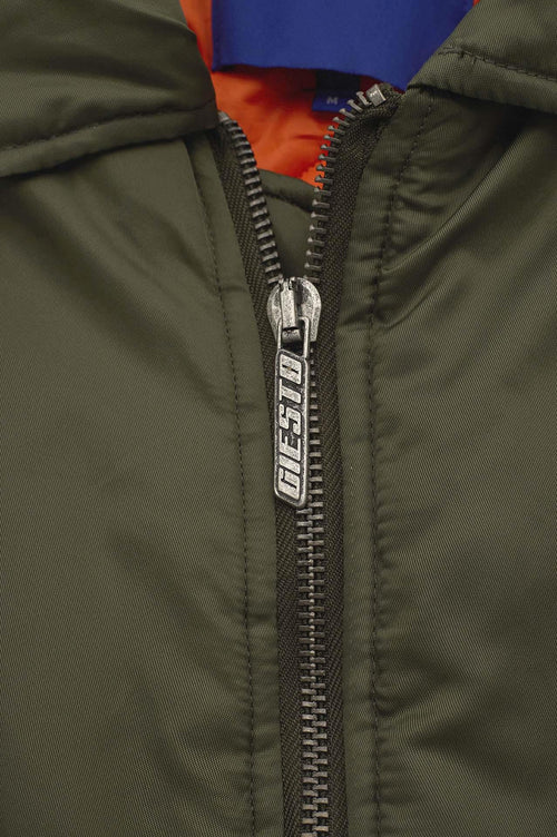 CROP BOMBER HAKİ CEKET - 3