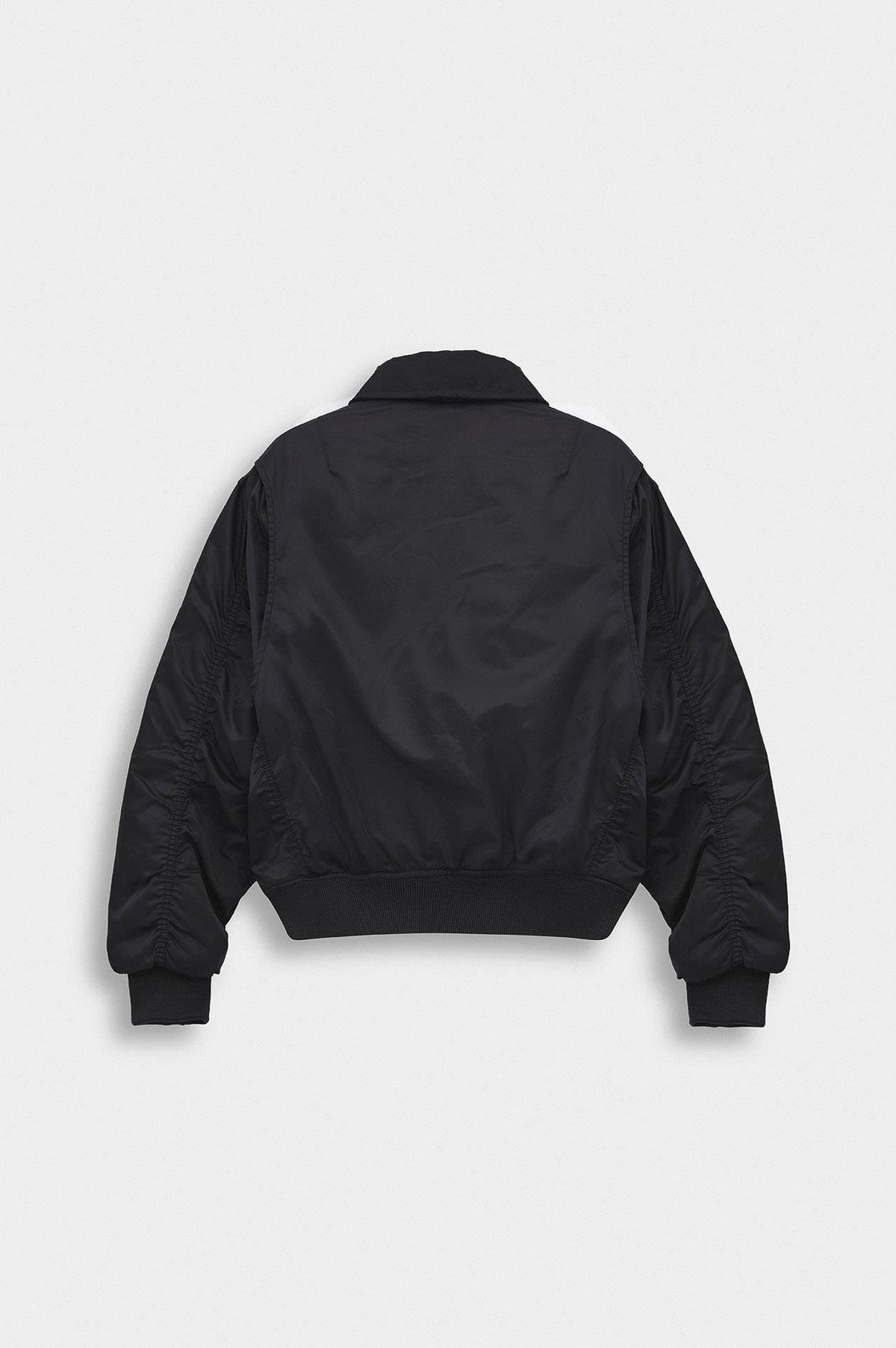 CROP BOMBER SİYAH CEKET - 3