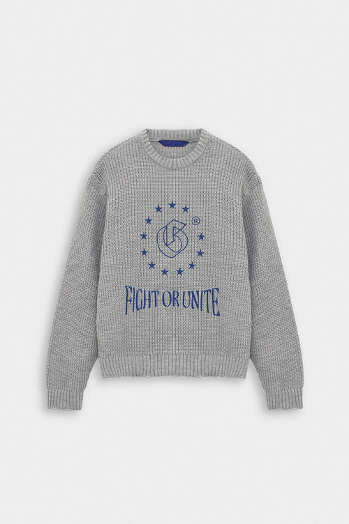 CROP FIT GRİ TRİKO KAZAK - 1