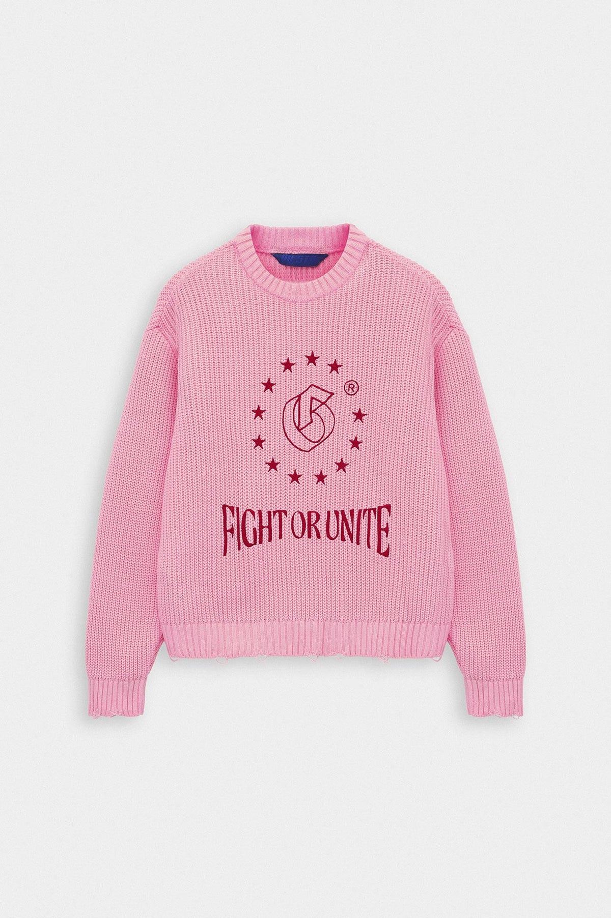 CROP FIT PEMBE TRİKO KAZAK - 1