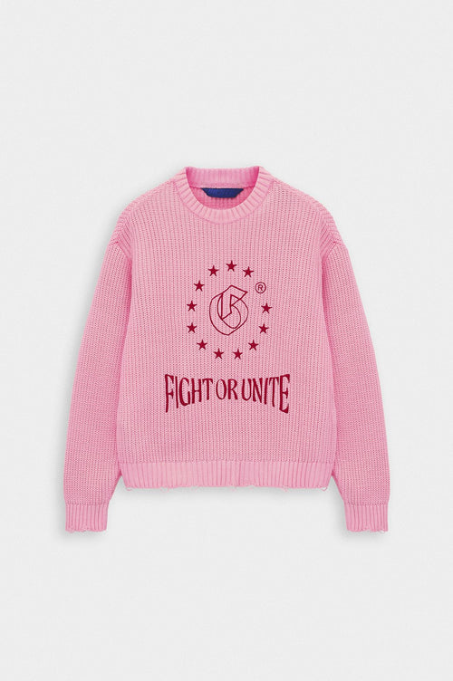 CROP FIT PEMBE TRİKO KAZAK - 1