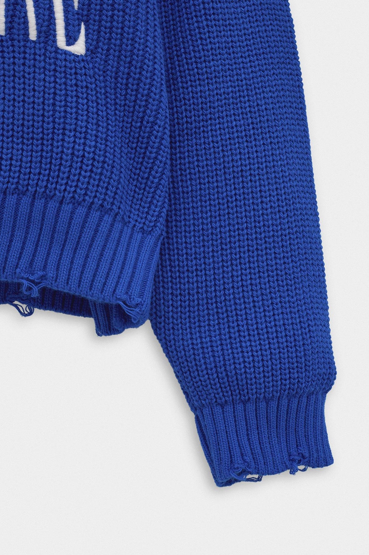 CROP FIT SAKS TRİKO KAZAK - 3