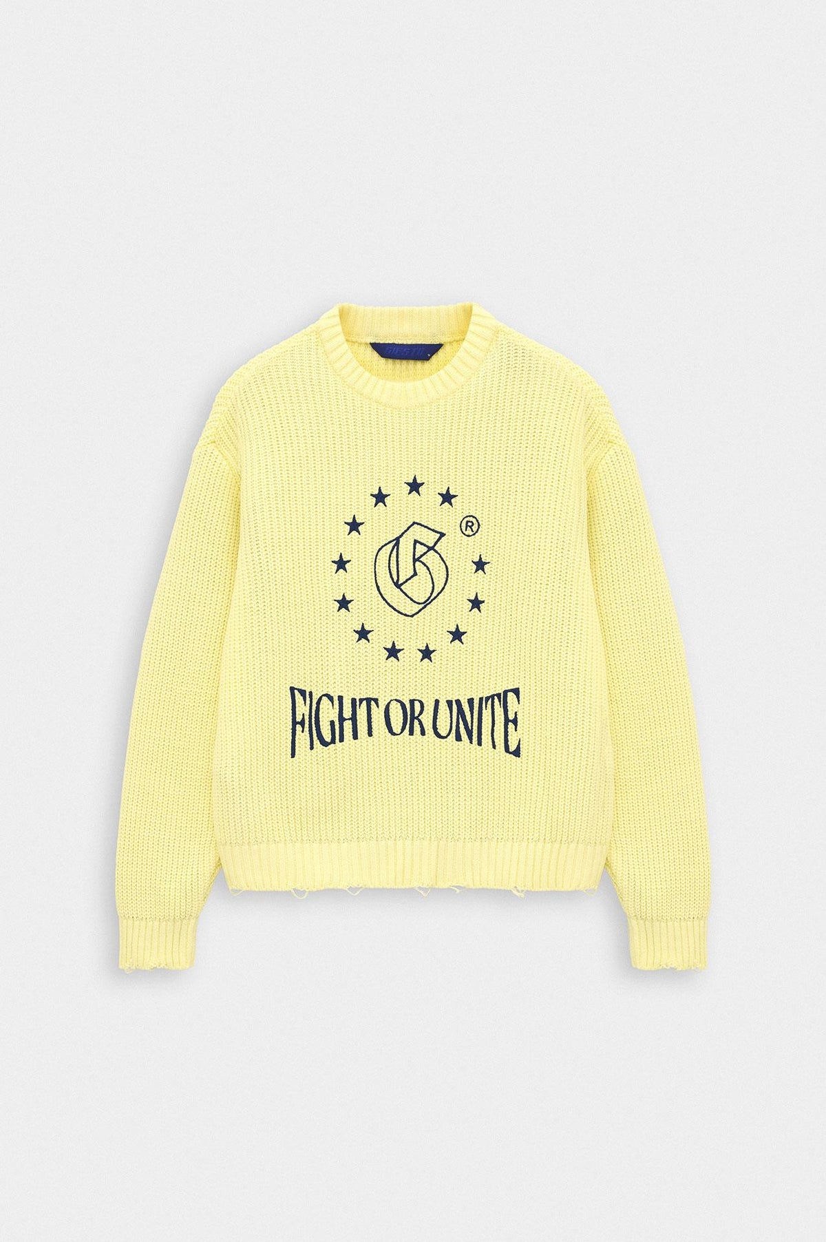 CROP FIT SARI TRİKO KAZAK - 1