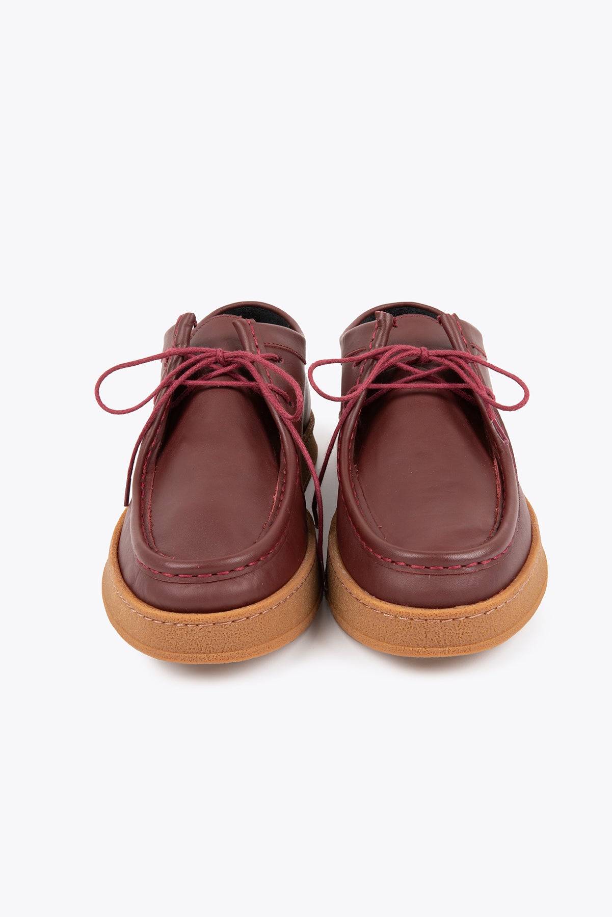 LEATHER SHOES - BURGUNDY