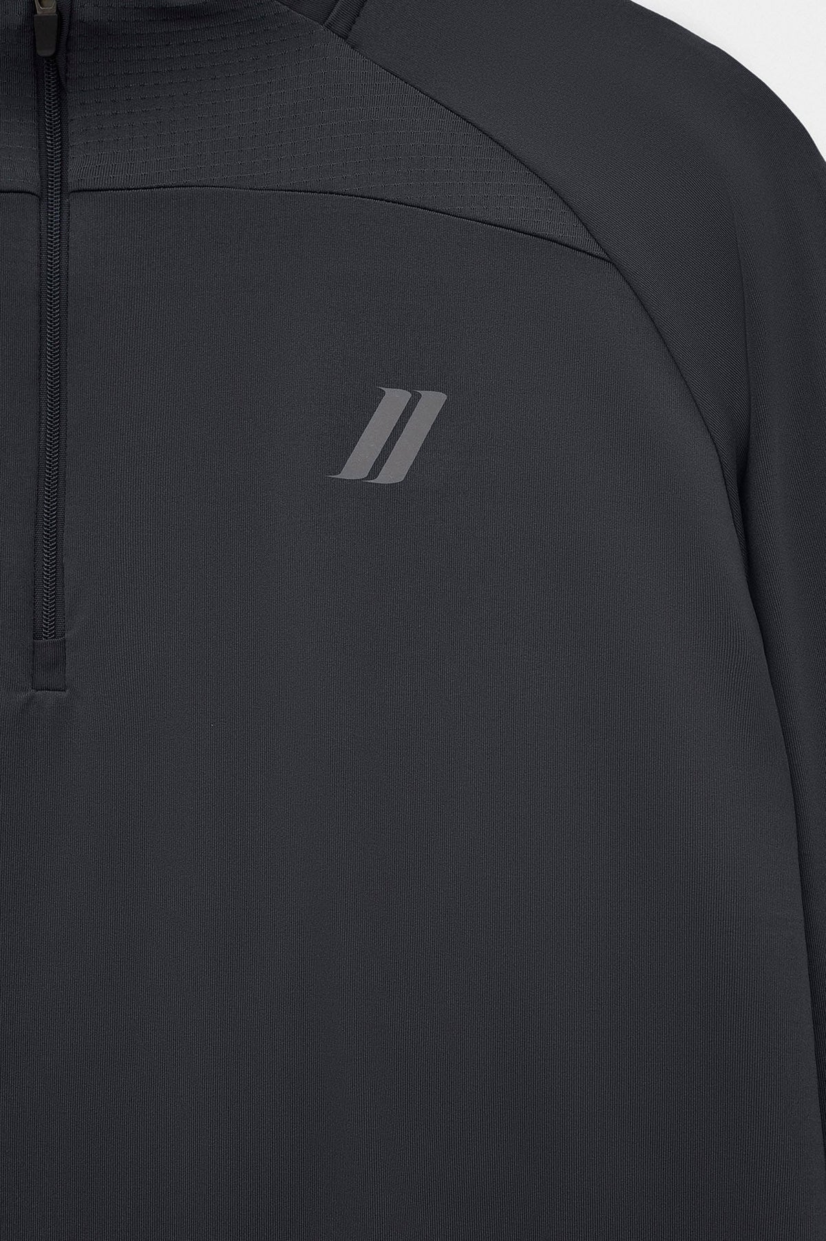 ACTIVE WEAR SLIM FIT HALF-ZIP TECHNICAL ANTRENMAN ÜSTÜ ANTHRACITE - 6