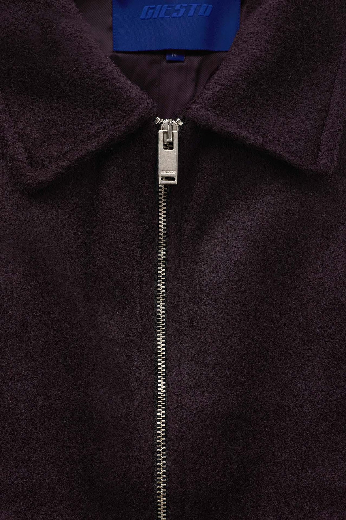 FERMUARLI REGULAR FIT BORDO KAŞE CEKET - 2