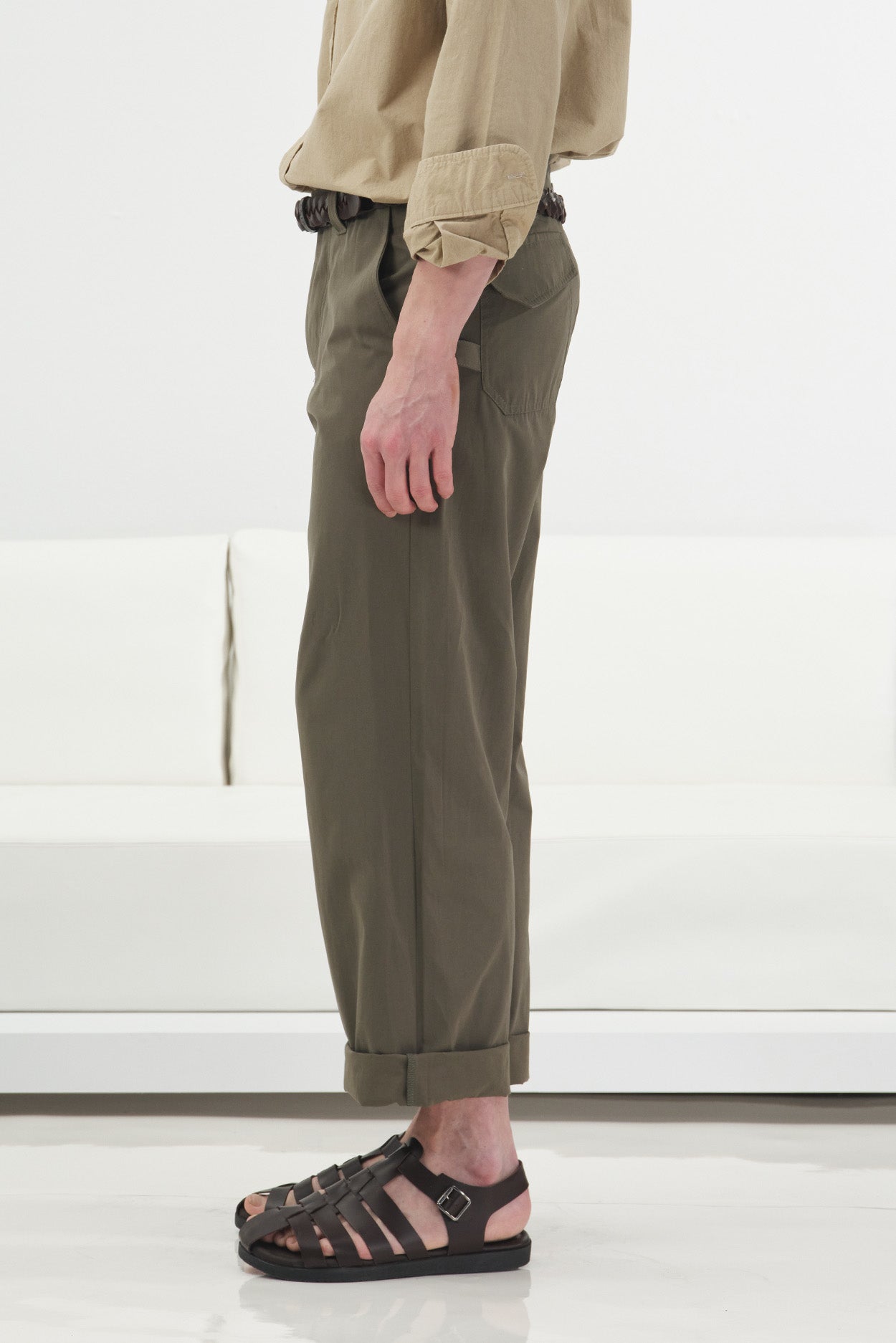 CEPLİ KLASİK HAKİ TEKNİK PANTOLON