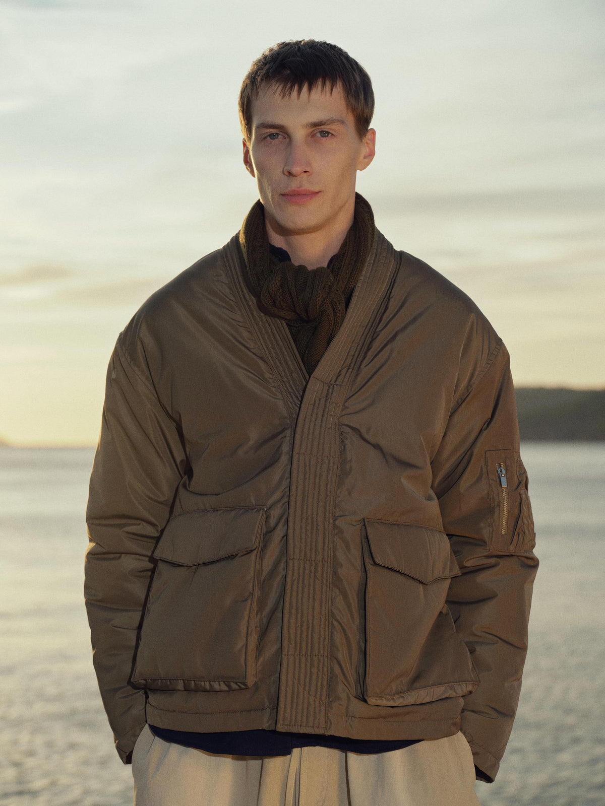KİMONO BOMBER HAKİ CEKET - 5