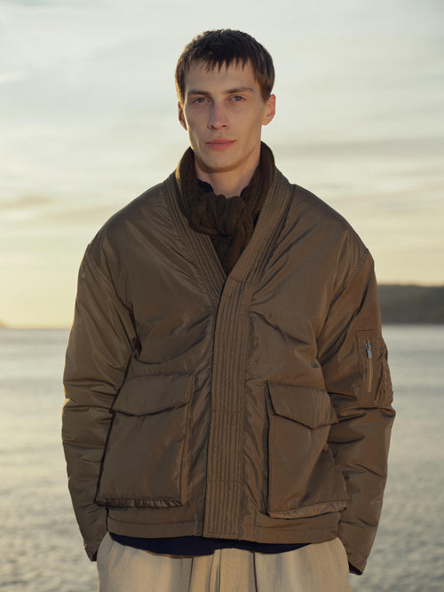 KİMONO BOMBER HAKİ CEKET - 5