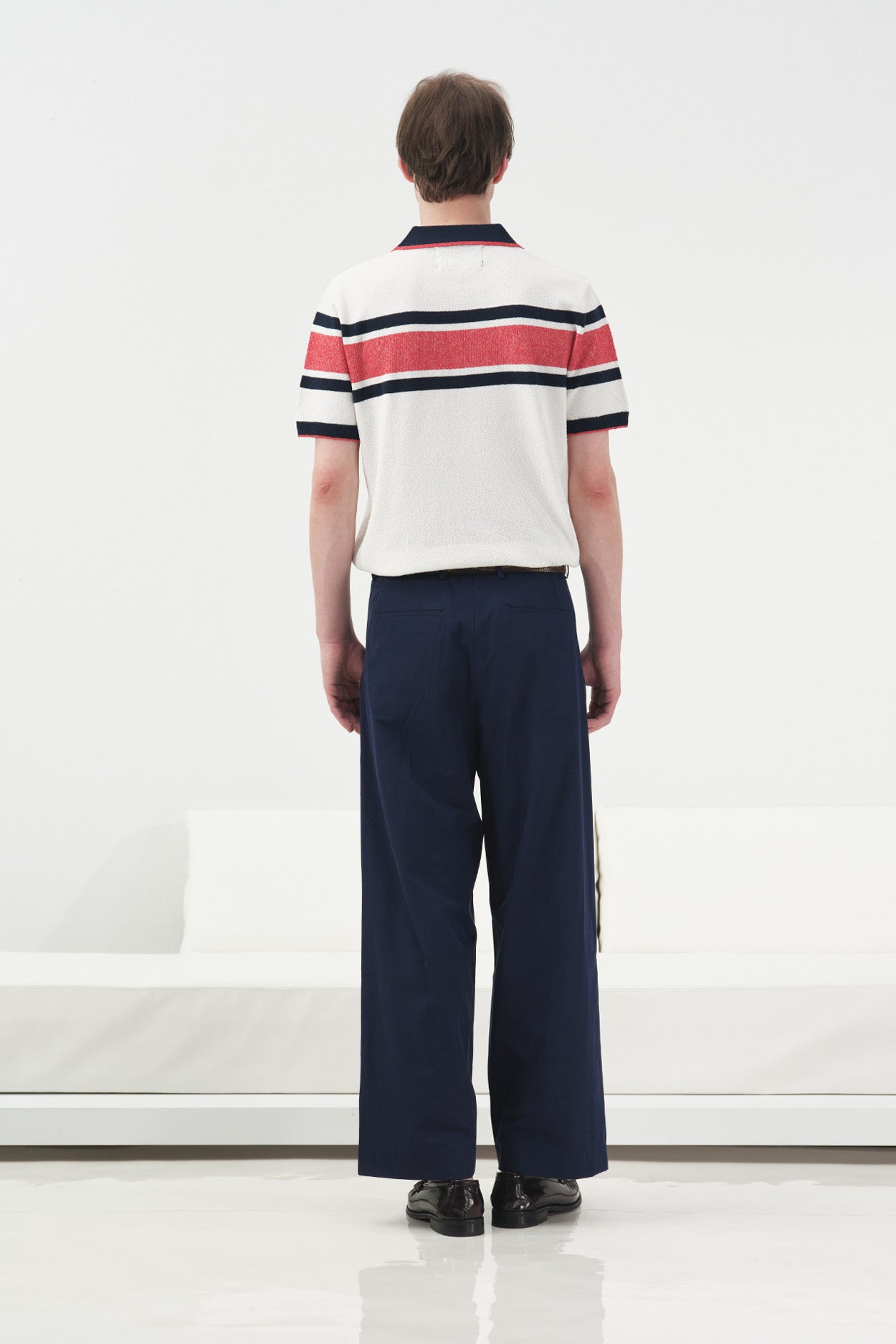 PİLİLİ KLASİK TEKNİK LACİVERT PANTOLON