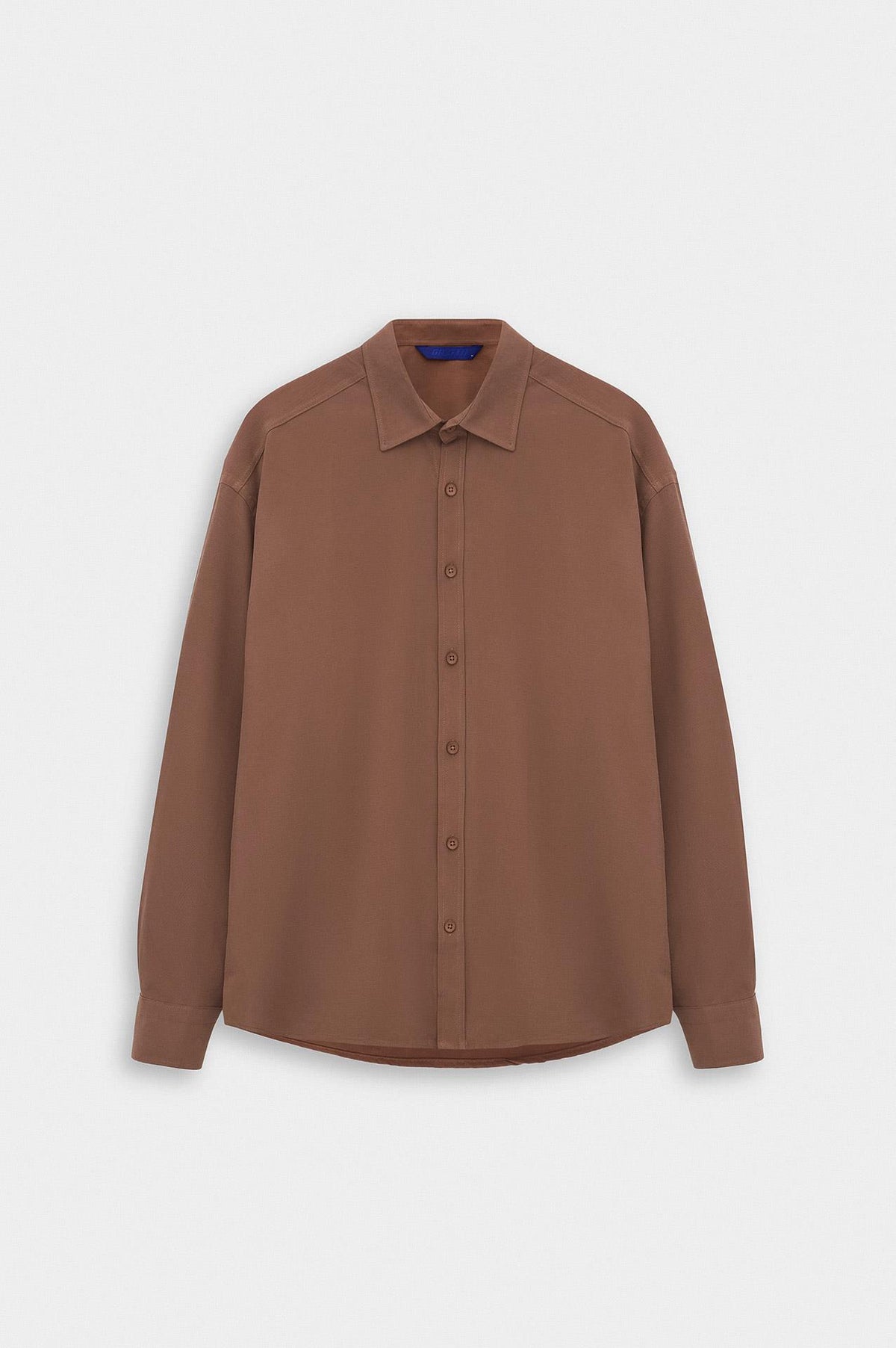 OVERSIZE KİREMİT MODAL GÖMLEK - 1