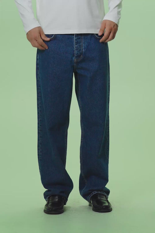 REGULAR FIT BLUE JEANS - 2
