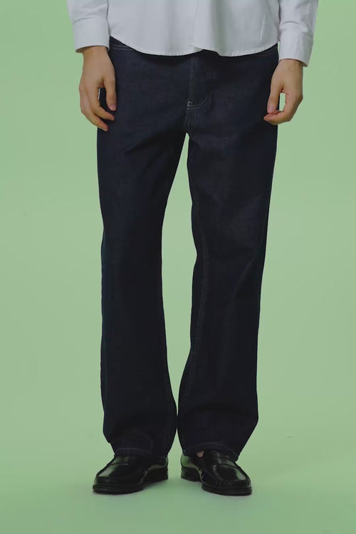 REGULAR FIT NAVY JEANS - 2
