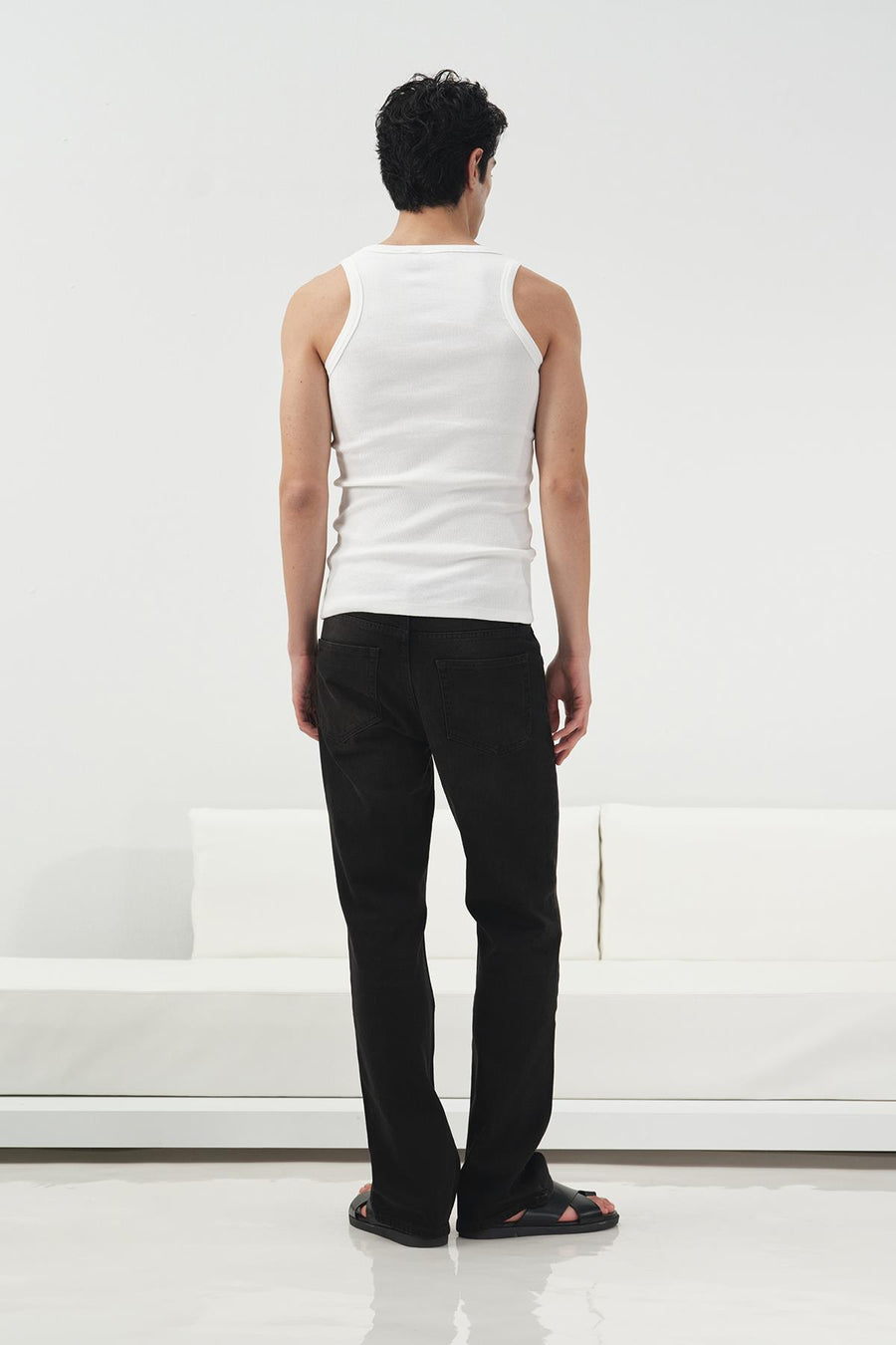 REGULAR FIT ANTHRACITE JEANS