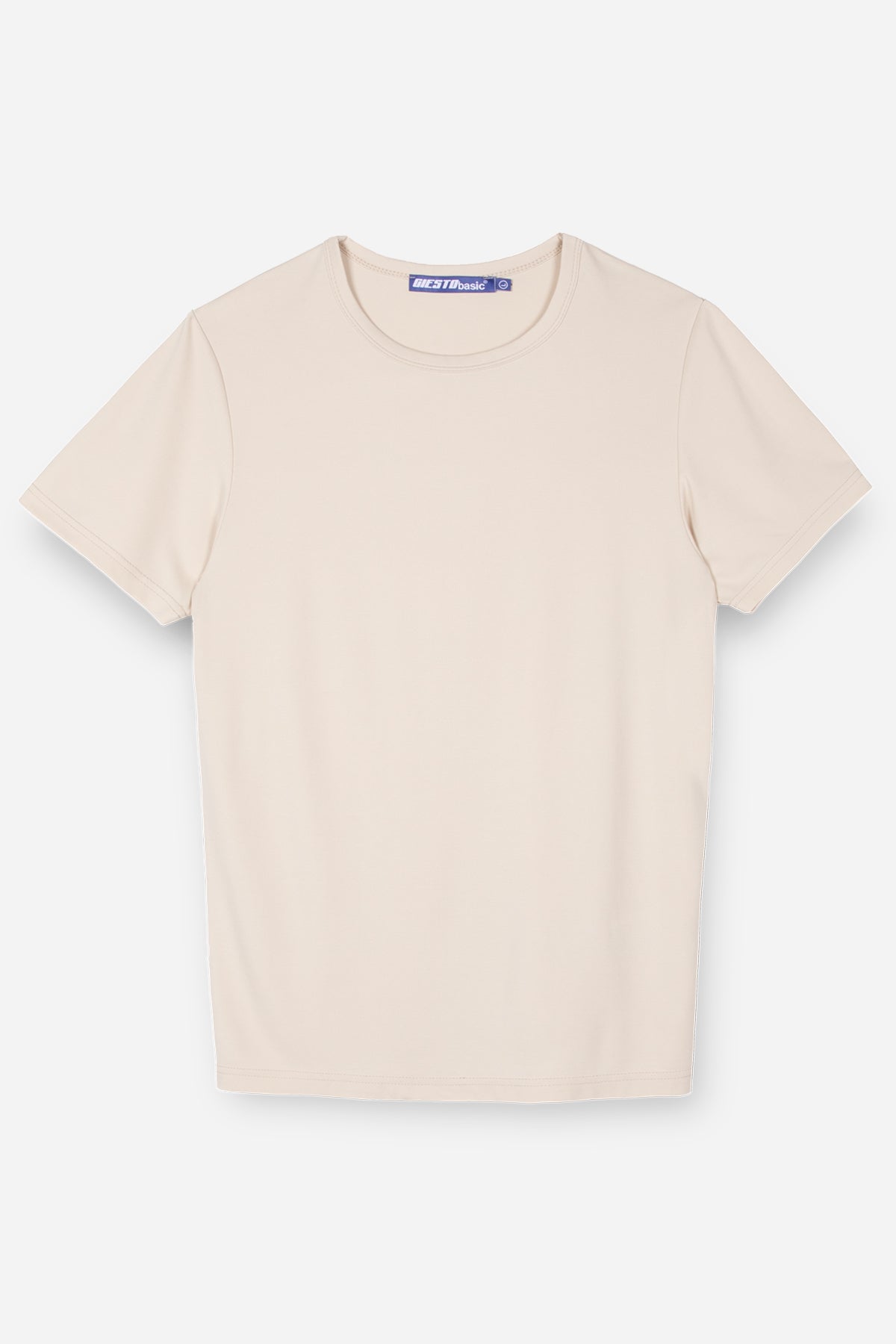 DAR KESİM T-SHIRT - BEJ - T-SHIRT