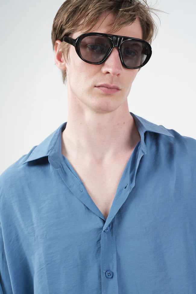 Indigo modal shirt